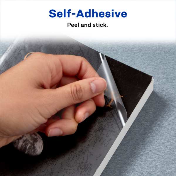 Avery TouchGuard™ Protective Film, SelfAdhesive Clear Sheets, 9" x 12